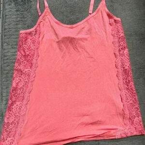 Abercrombie - Pink Lace Tank Top